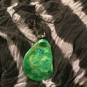 Seashell Boho rare Unique Vintage Rare One of a Kind Handmade Necklace